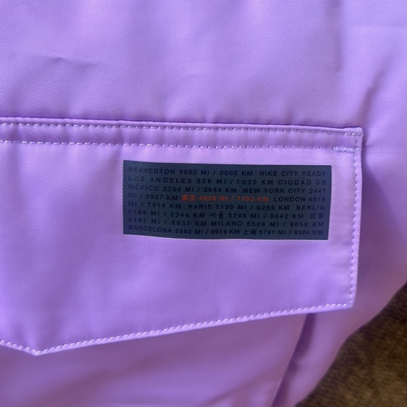Nike City Ready Oversized Puff Lavender Jacket NWT Size L - Picture 6 of 8